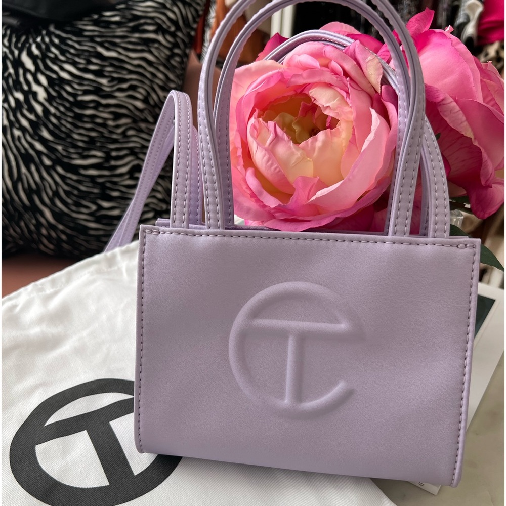 Telfar Small Shopping Bag in Purple Lavender